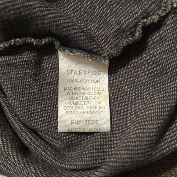 Buckle Reclaim L Crewneck Pullover Knit Army Camo Green Unhemmed Sweater - Picture 10 of 10